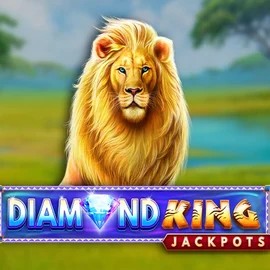 Official Jackpots logo: Diamond King Jackpots by SpinPlay Games at Bof Casino