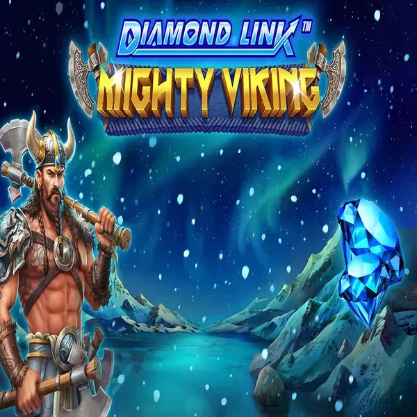 Diamond Link Mighty Viking logo by Greentube at Bof Casino