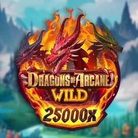 Dragons of Arcane Wild by Foxium, showcased at bof-casino.org – game logo