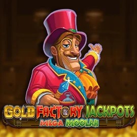 Jackpots logo of Gold Factory Jackpots Mega Moolah from Aurum Signature Studios at Bof Casino