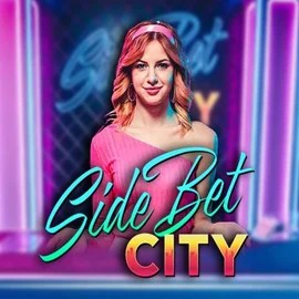 Side Bet City slot visual from Evolution available on bof-casino.org