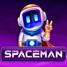 Spaceman online game logo by Pragmatic Play on bof-casino.org